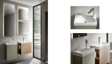 GRUS 45 - Rectangular handrinse basin by Edoné by Agorà - view 3